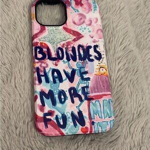 Blondes have more fun iPhone 14 case